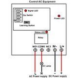 Kit de Interrupteur Sans Fil Longue Portée 5KM Déclenché par Contact Sec Normalement Ouvert (Modèle 0020692)
