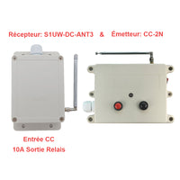 Kit de Interrupteur Sans Fil Longue Portée Déclenché par Contact Sec