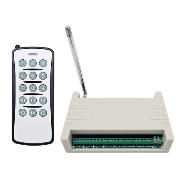 Kit de télécommande radio 15 voies 12V 24V CC avec 5 modes de fonctionnement
