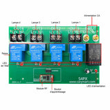 Kit de télécommande radio haute puissance de sortie 230V CA 50M avec boîtier étanche (Modèle 0020477)
