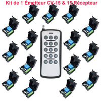 Kit de télécommande sans fil avec fonction de minuterie à retardement de 20 secondes (Modèle 0020099)