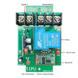Kit émetteur récepteur radio CC 30A sortie relais activé par contact sec (Modèle 0023010)