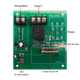 Kit émetteur récepteur radio étanche 1000M longue distance CC 6V/9V/12V/24V (Modèle 0020198)