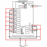 Kit de interrupteur san fill 5KM longue distance 8 voies sortie contact sec (Modèle 0020055)