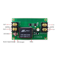 Kit récepteur & télécommande entrée & sortie CC 8~15V / 15~26V commandé par tension CC (Modèle 0023006)