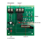 Kit télécommande CC 9/12/24V commandé par tension CC sortie relais pour appareil CC/CA (Modèle 0023012)
