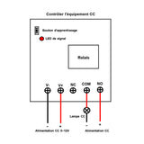 Mini système de contrôle à distance sans fil CC 5-12V avec sortie relais 5A (Modèle 0020647)