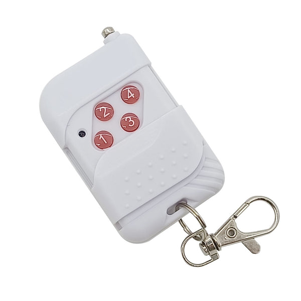Mini Télécommande Sans Fil Code Fixé 4 Boutons Couvercle 433Mhz 100M