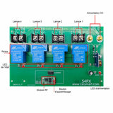 Récepteur de Commutateur de Télécommande 4 Canaux Avec Sortie 30A