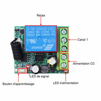 Récepteur Radio Sans Fil avec Minuterie Ajustable de 20 secondes Retardement (Modèle 0020098)