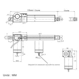 Dispositif de commande manuelle pour vérin électrique B (Modèle 0044131)