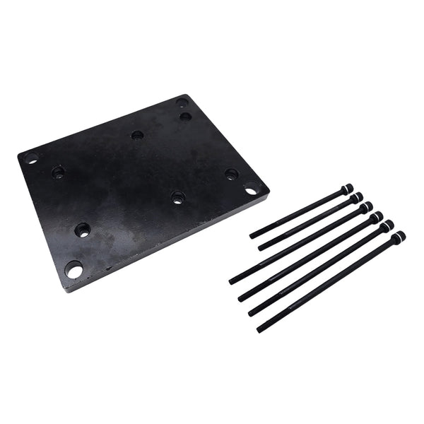 Support de plaque plate carrée fixe inférieur pour vérin électrique C