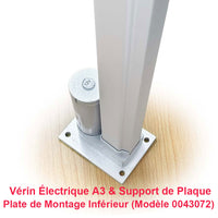 Course réglable du vérin électrique course 400MM Forte Poussée 2000N/200 kg/450 lbs (Modèle 0041697)