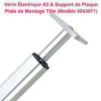 Course réglable du vérin électrique course 400MM Forte Poussée 2000N/200 kg/450 lbs (Modèle 0041697)