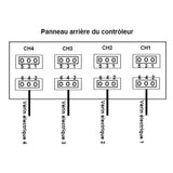 Synchronisation quatre vérin électrique forte charge 3000N course 1500MM (Modèle 0043054-3)