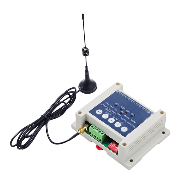 Synchroniser interrupteur sans fil 5000m longue portée – émetteur-récepteur bidirectionnel à 4 canaux sortie contact sec