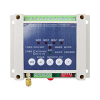 Synchroniser interrupteur sans fil 5000m longue portée – émetteur-récepteur bidirectionnel à 4 canaux sortie contact sec (Modèle 0023103)