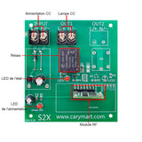 Système de télécommande radio avec émetteur à 12 voies & 12 récepteurs 433MHz (Modèle 0020494)