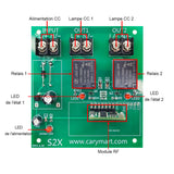 Système de télécommande radio avec émetteur à 12 voies & 6 récepteurs 433MHz (Modèle 0020724)