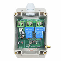 Système Émetteur-Récepteur Sans Fil 1000M 2 Voies Contrôle des Équipements Électriques CC 6V/9V/12V/24V (Modèle 0020514)