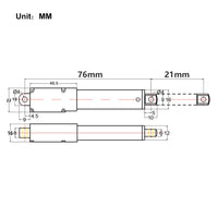 Verin Electrique Compact - 21MM Course pour les Espaces Restreints (Modèle 0041643)