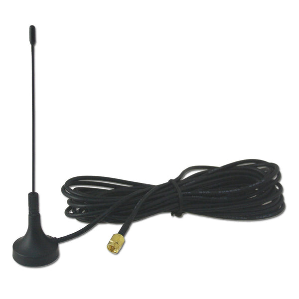 Antenne à Ventouse Magnétique Avec Câble de 5 Mètres et Connecteur SMA (Modèle 0020914)