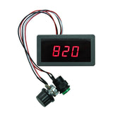 Interrupteur de Vitesse Ajustable de Moteur / Régulateur de Vitesse Écran Numérique CC 6V~30V 6A (Modèle 0044001)