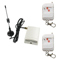 Interrupteur telecommande sans fil RF CC 10A 2 canaux avec sortie relais NO / NF (Modèle 0020029)