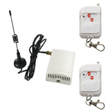 Interrupteur telecommande sans fil RF CC 10A 2 canaux avec sortie relais NO / NF (Modèle 0020029)