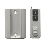 2 Boutons RF Télécommande / Émetteur Sans Fil avec Support de Montage Mural (Modèle 0021056)