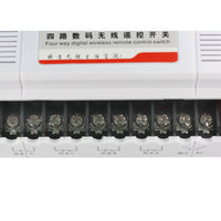 4 Canaux Récepteur Radio Avec Sortie Relais NO Contrôler 4 Équipements en CA 380V (Modèle 0020700)