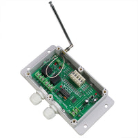 Kit Émetteur Récepteur Avec Antenne 2000M 12Volt 2 Voies Fonction Temporisation Ajustable 0s~99h (Modèle 0020485)