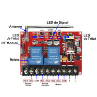 Kit Sans Fil Pour Télécommande Rotation du Moteur 220V 380VCA dans Positif ou Inverse (Modèle 0020028)