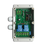 Récepteur de Télécommande Sans Fil 2 Voies 500M CC avec Sortie Relais à Contact Sec 30A (Modèle 0020742)