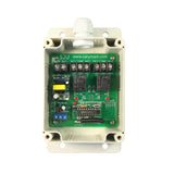 Kit Émetteur Récepteur Radio Avec Relais Fonction Mémoire 110V 220V 433Mhz 2 Canaux 4 Modes (Modèle 0020234)
