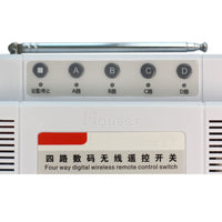 4 Canaux Récepteur Radio Avec Sortie Relais NO Contrôler 4 Équipements en CA 380V (Modèle 0020700)