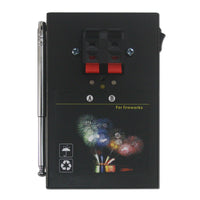 Kit Commande Radio Allumage de Feux d'Artifice 2 Canaux 100M (Modèle 0020368)