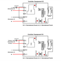 Récepteur de Relais sans fil RF à Charge Élevée 1 Voie CC 30A à Utiliser avec 1 Émetteur à 12 Canaux (Modèle 0020363)