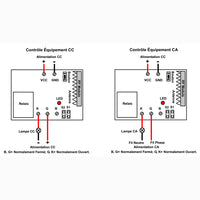 50M Kit Télécommande sans fil CC 1 Canal avec Mode de Contrôle Autoblocage/ Momentané/ Interblocage (Modèle 0020611)