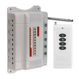 4 Canaux kit télécommande radio contrôler 4 équipements CA 380V
