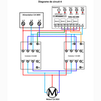4 Canaux Récepteur Radio Avec Sortie Relais NO Contrôler 4 Équipements en CA 380V (Modèle 0020700)