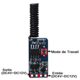 Récepteur Sans Fil 1 Canal Avec Sortie CC 4~12V 3 Modes De Contrôle (Modèle 0020638)