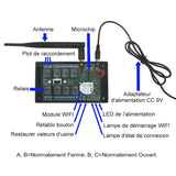 Télécommande WIFI par APP android ou apple sortie relais 8 canaux (Modèle 0022001)