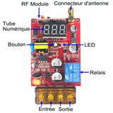 Récepteur Sans Fil Pour Contrôler Pompes ou Moteur Triphasé en CA 380V 220V (Modèle 0020068)