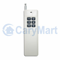 Système de télécommande sans fil RF à une télécommande et six récepteurs CC avec modes de contrôle autoblocage/momentané/interblocage (Modèle 0020431)