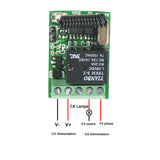 Mini système de contrôle à distance sans fil CC 4-12V avec sortie relais 5A (Modèle 0020647)
