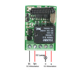 Mini système de contrôle à distance sans fil CC 4-12V avec sortie relais 5A (Modèle 0020647)