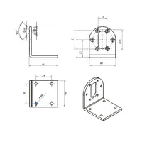 Support Fixe de Moteur CC 37 MM (Modèle 0043003)