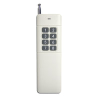 Émetteur et récepteur RF 8 voies formant un système de télécommande (Modèle 0020037)