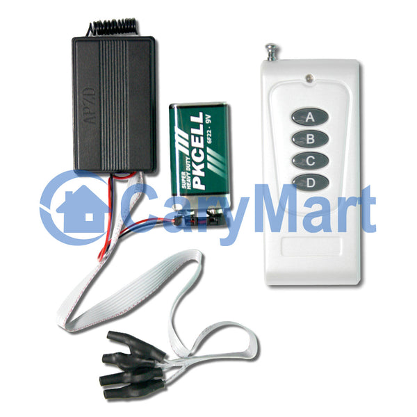 Kit Vibreur Emetteur Sans Fil Modes de contrôle Vibration 4 Canaux 315 MHz (Modèle 0020162)